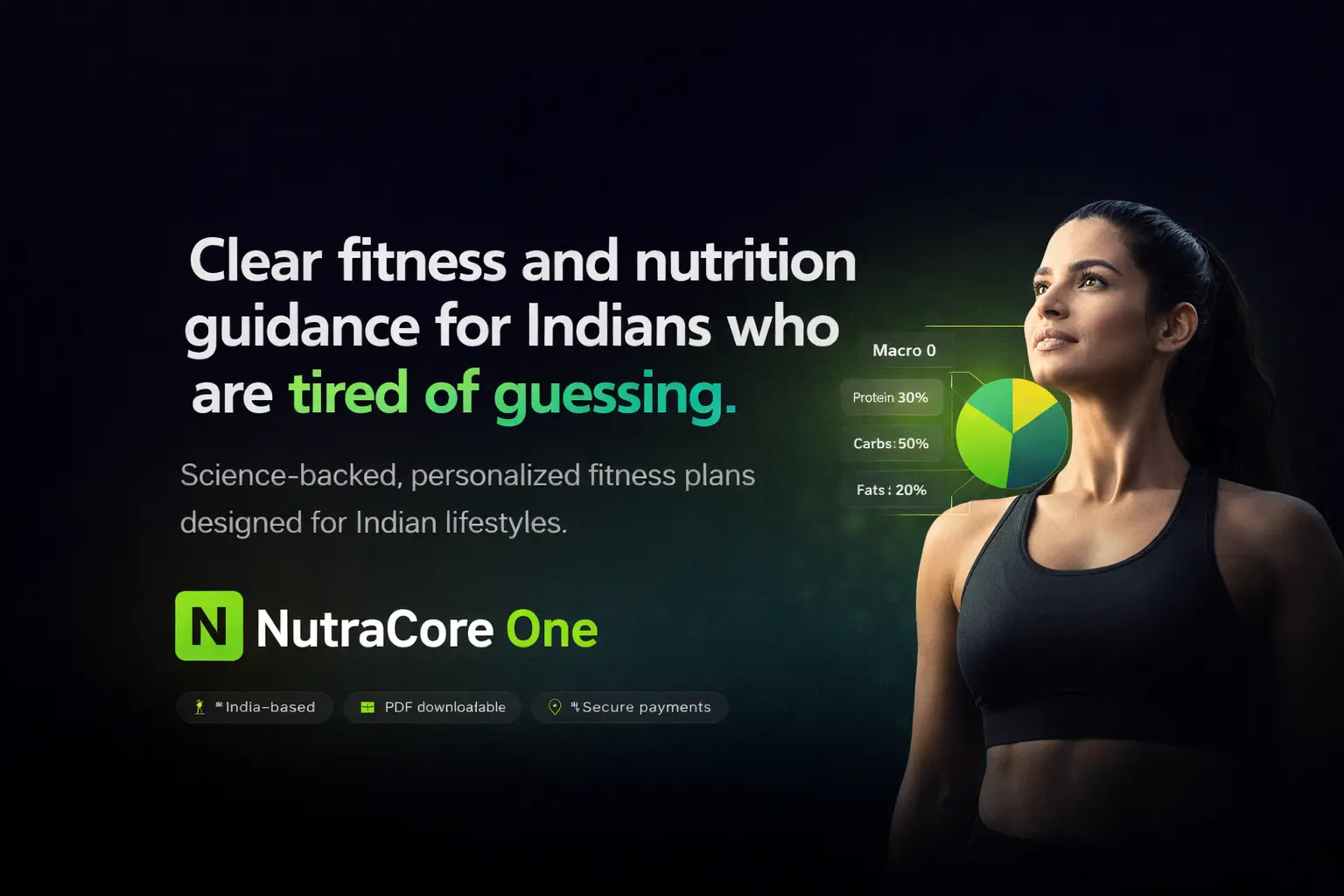 Personalized Diet & Workout Planner India | NutraCore One